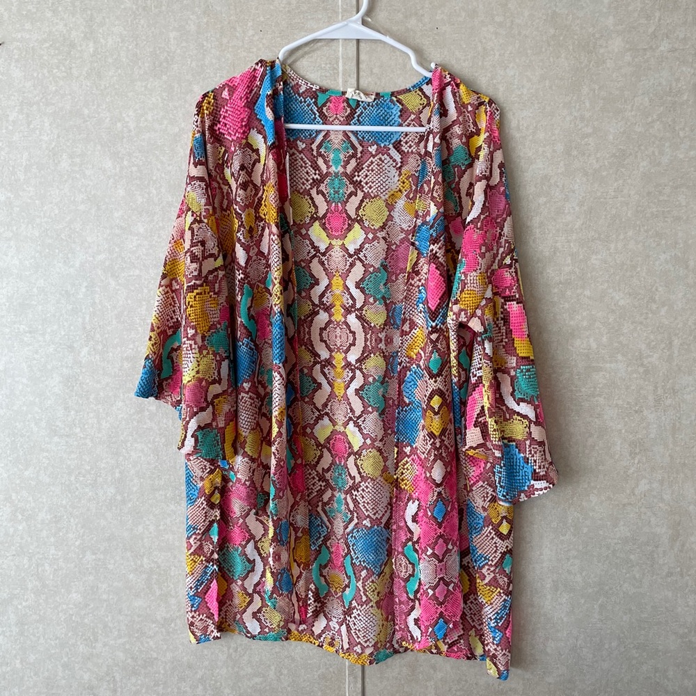 ‼️🇺🇸 Made in the USA Snake Skin Kimono